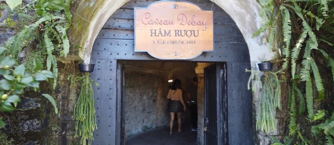 Wine Cellar 1923 (Since French Colonial in Vietnam)  Hầm Rượu -Bana Hills, Danang Central Vietnam.