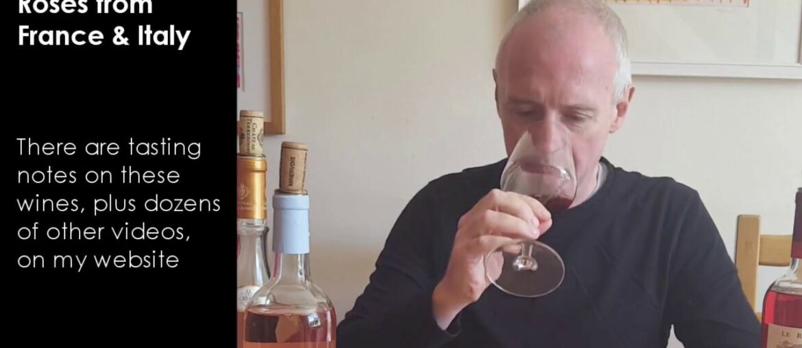 Wine Tasting with Simon Woods: Four Rosés from France and Italy