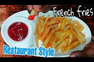 Restaurant Style Crispy French Fries Recipe - Home made by nug kr09 french Fries