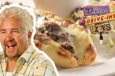 Braised Short Rib French Dip from #DDD with Guy Fieri | Food Network