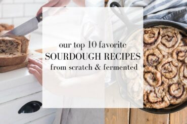 Top Ten FAVORITE Sourdough Recipes | How to Use a Sourdough Starter | Fermented foods