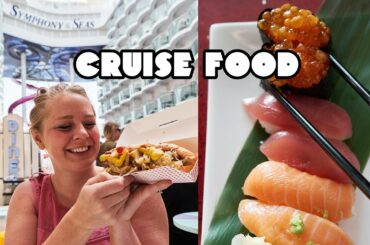 SYMPHONY OF THE SEAS Restaurants Tour! - Dining Aboard The Largest Cruise Ship In The World