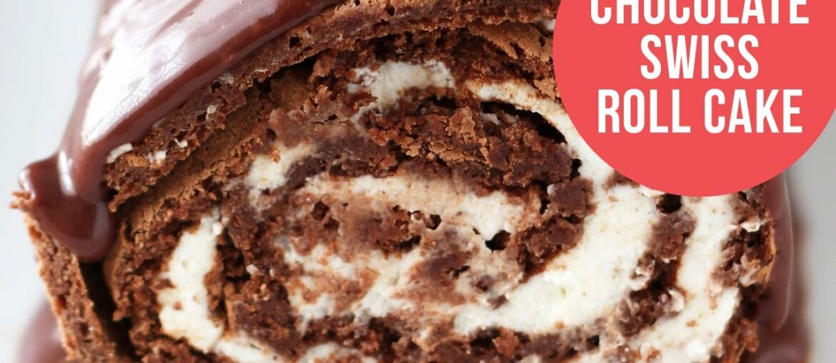 Chocolate Swiss Roll Cake | Holiday Recipe