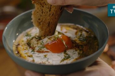 Turkish Poached Eggs recipe - Nigella: At My Table | Episode 1 - BBC Two