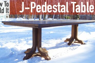 J-Pedestal Dining Table