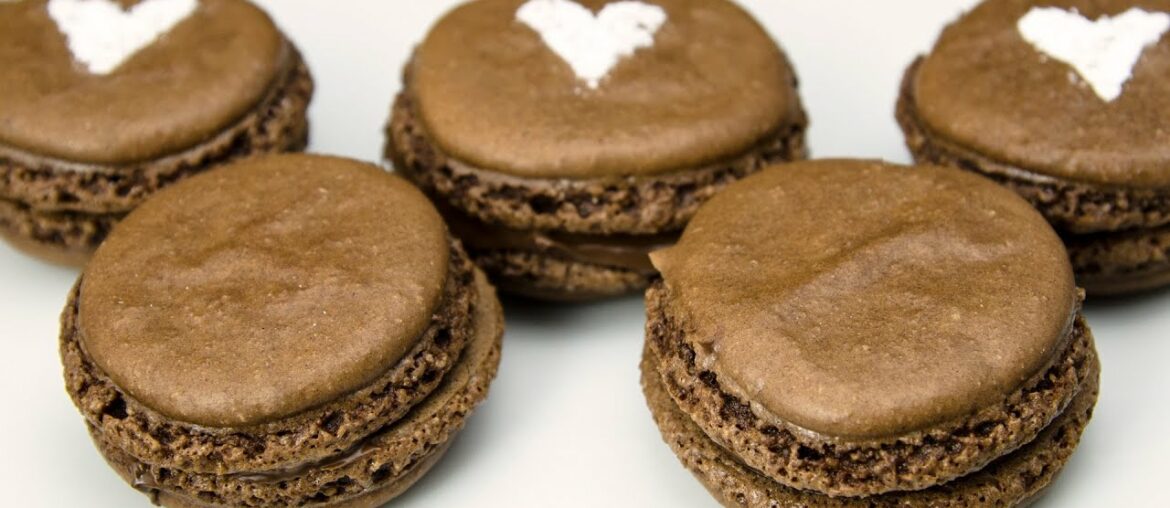 Chocolate Macarons with a Nutella Filling: Cookies Cupcakes and Cardio Recipe Chocolate Macarons with a Nutella Filling: Cookies Cupcakes and Cardio Recipe