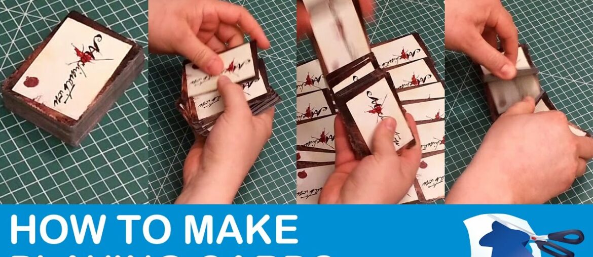 How To Make Playing Cards – Dining Table Print & Play How To Make Playing Cards - Dining Table Print & Play