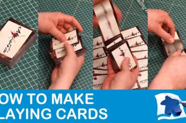 How To Make Playing Cards - Dining Table Print & Play