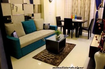 INTERIOR DESIGN | LIVING CUM DINING ROOM | COMPLETED PROJECT || RADIANT DESIGN STUDIO