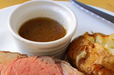 Beef Au Jus Recipe - Au Jus for Prime Rib of Beef - How to Make Au Ju Sauce