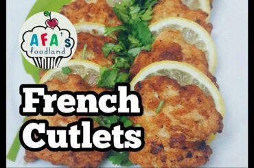 How to make French Cutlets? Recipe of French cutlets I Afa's foodland