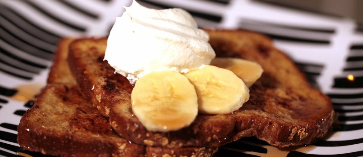 Banana French Toast Recipe || KIN EATS Banana French Toast Recipe || KIN EATS