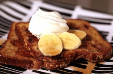 Banana French Toast Recipe || KIN EATS