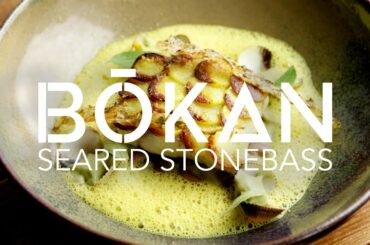 Making Seared Stonebass with with Guillaume Gillan of Bokan - Fine Dining Recipes