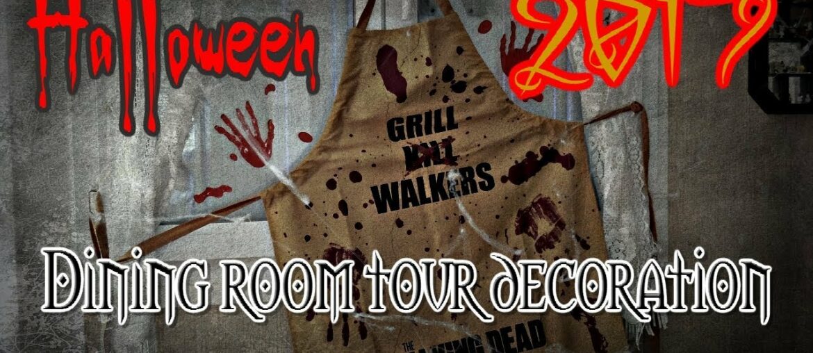 🎃 Halloween 2017 – Dining Room Tour Decoration (Made In France) ! 🎃 Halloween 2017 - Dining Room Tour Decoration (Made In France) !
