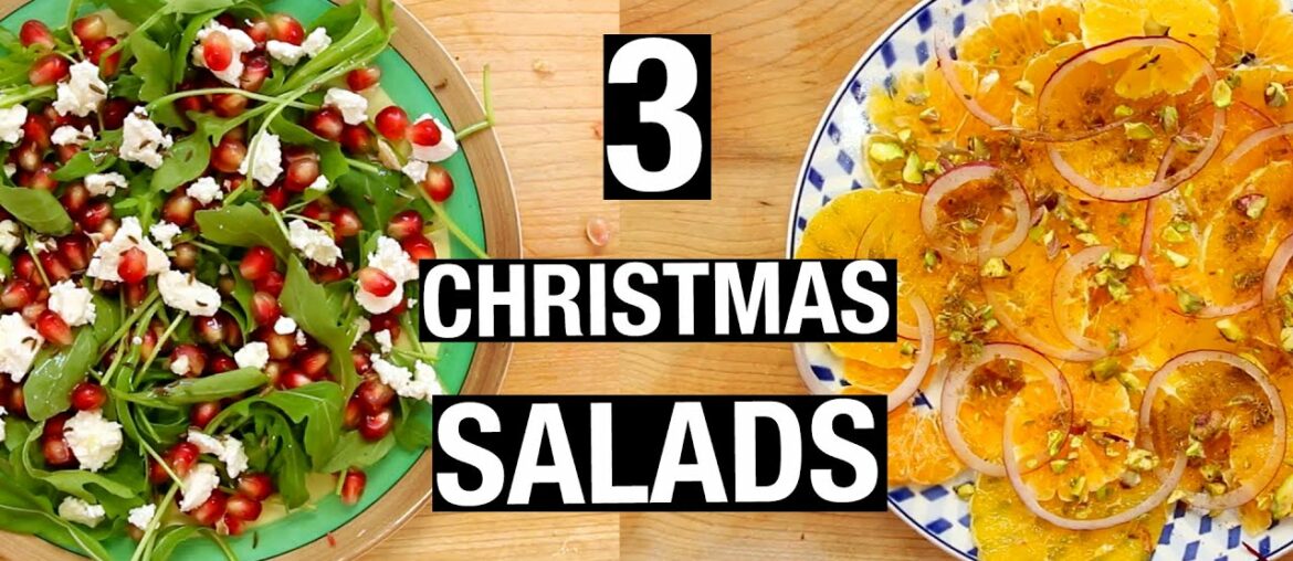 3 Christmas SALADS | Last-Minute Christmas Recipes 3 Christmas SALADS | Last-Minute Christmas Recipes