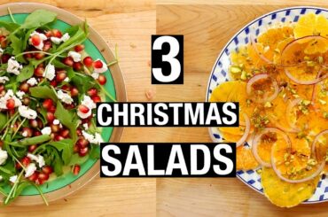 3 Christmas SALADS | Last-Minute Christmas Recipes