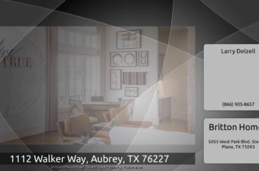 1112 Walker Way, Aubrey, TX 76227
