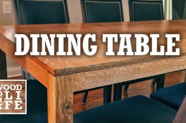 Shaker-Style White Oak Dining Table | Woodworking Builds