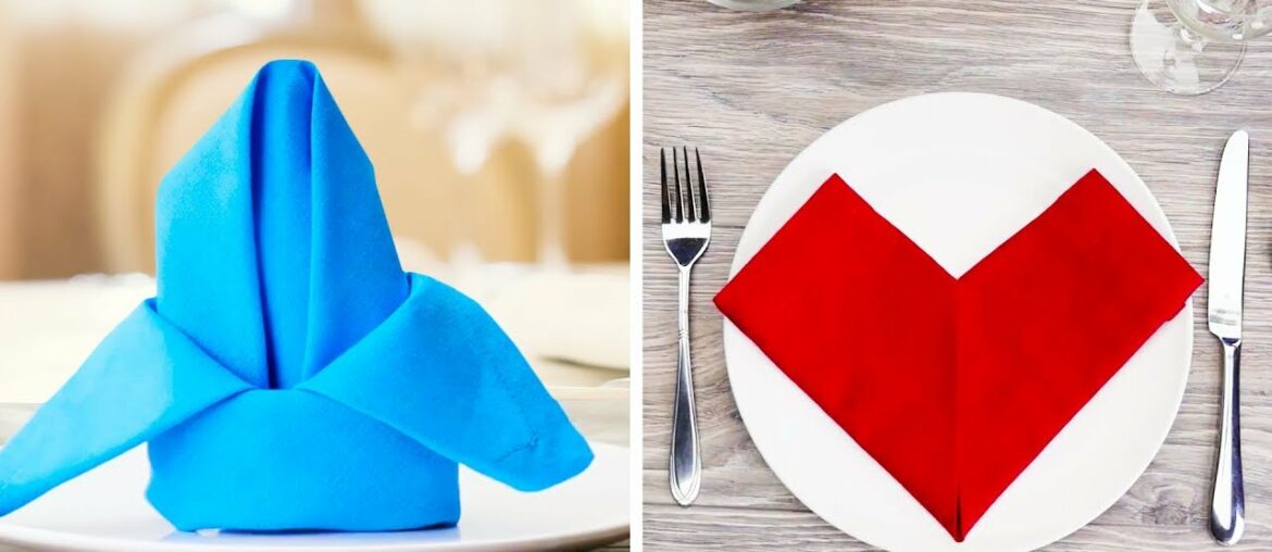 15 EASY AND BEAUTIFUL NAPKIN FOLD IDEAS TO DECORATE YOUR DINING TABLE 15 EASY AND BEAUTIFUL NAPKIN FOLD IDEAS TO DECORATE YOUR DINING TABLE