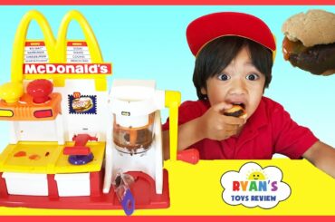 MCDONALD'S HAMBURGER MAKER & McDonald's Cash Register Toys for Kids