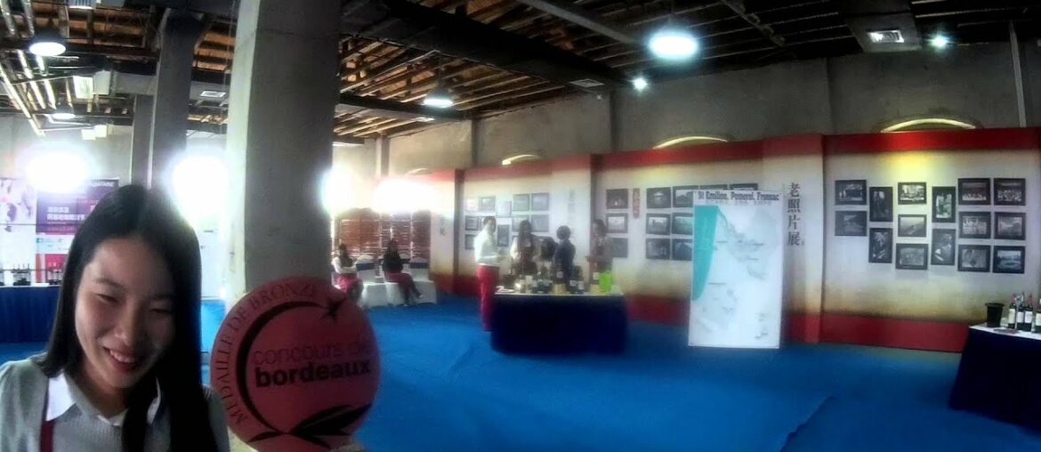 Attending a french wine fair in Changsha, China