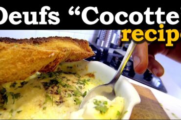 French Eggs Cocotte Recipe ( aka Eggs in Pot )