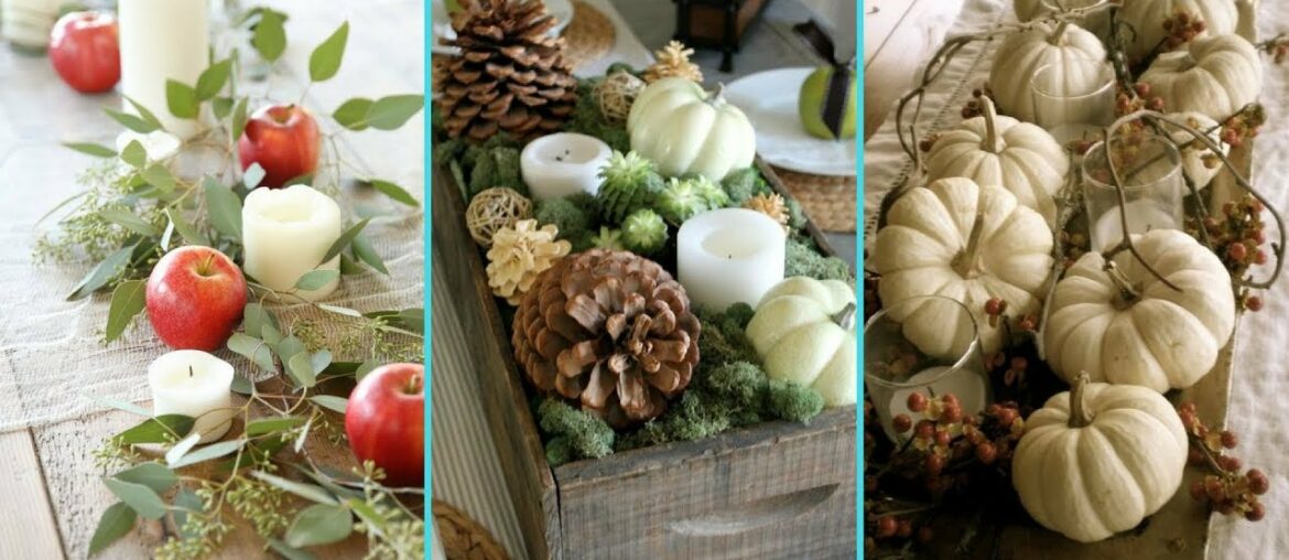 ❤ DIY chic style Fall Table Centerpiece decor Ideas❤ | Dining Room decor | Flamingo Mango ❤ DIY chic style Fall Table Centerpiece decor Ideas❤ | Dining Room decor | Flamingo Mango