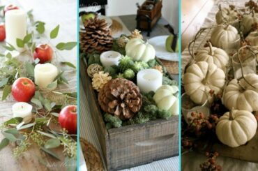 ❤ DIY chic style Fall Table Centerpiece decor Ideas❤ | Dining Room decor | Flamingo Mango