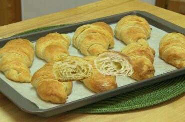 Eggless French Croissant Rolls Video Recipe by Bhavna | Flaky & Buttery