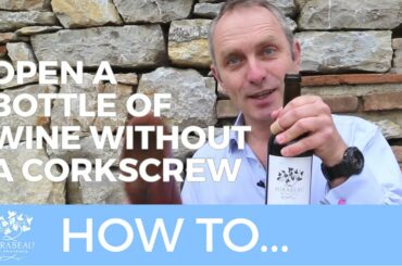 Mirabeau Wine // How to open a bottle of wine - without a corkscrew