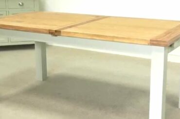 Country Oak 2.3m Painted Dining Table