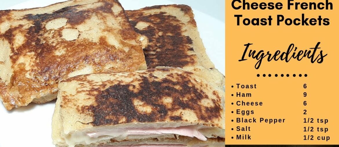Ham And Cheese French Toast Pockets Recipe | Recette Croque Monsieur Jambon Et Fromage Ham And Cheese French Toast Pockets Recipe | Recette Croque Monsieur Jambon Et Fromage