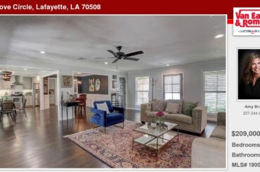 137 Dove Circle Lafayette Louisiana Homes for Sale | www.latter-blum.com