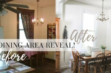Farmhouse Eat-in Kitchen Reveal | FRENCH FARMHOUSE DECORATING IDEAS | Before and After
