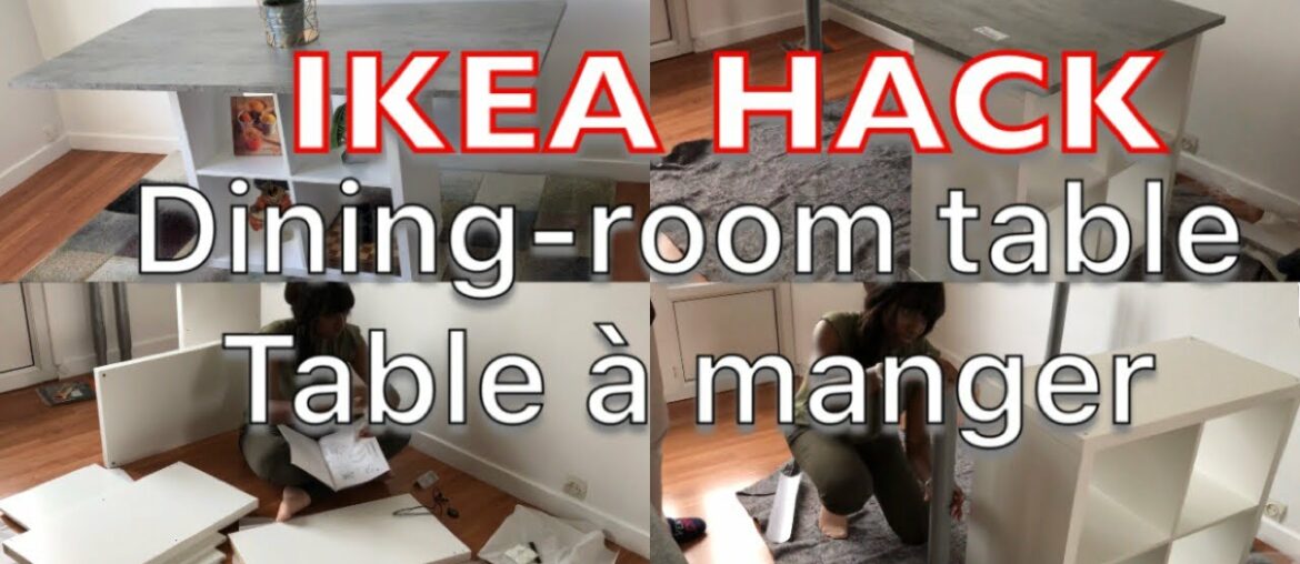 DIY IKEA HACK | Table a manger | Dining room table