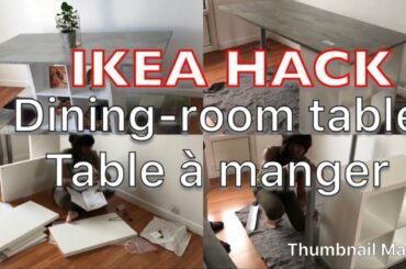 DIY IKEA HACK | Table a manger | Dining room table