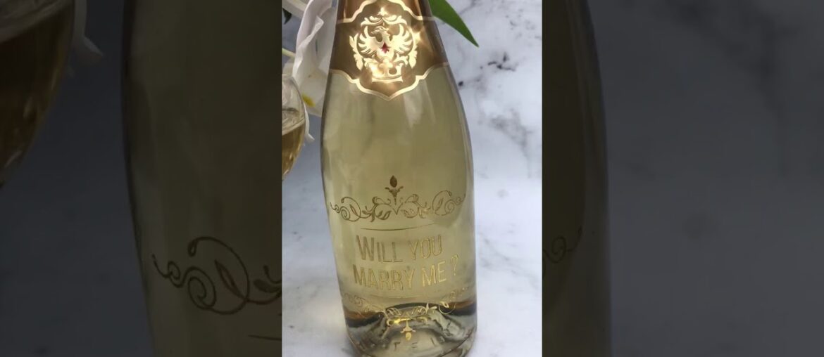 24K Gold Custom Engraved French Sparkling Wine