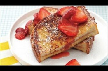 French Toast with Peanut Butter - Quick and Easy Recipe for Father's Day