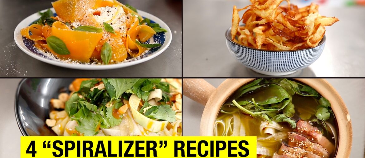 4 Healthy & Lazy Spiralizer Recipes You Can Finally Make… 4 Healthy & Lazy Spiralizer Recipes You Can Finally Make...