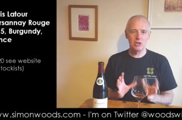 Wine Tasting with Simon Woods: Louis Latour Marsannay Rouge 2015, Burgundy, France