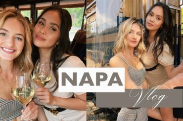 Napa Valley Girls Trip | Wine Lovers, Tipsy Train Rides, & Wine Country Fashion | Sanne Vloet