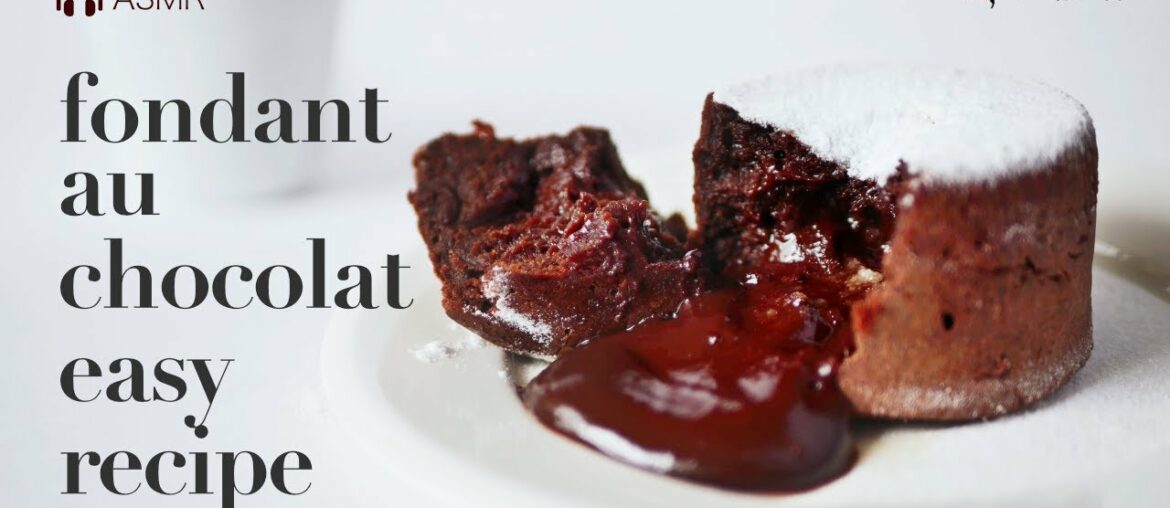 Easy Molten Chocolate Lava Cake Recipe: French Fondant Au Chocolat(ASMR) Easy Molten Chocolate Lava Cake Recipe: French Fondant Au Chocolat(ASMR)