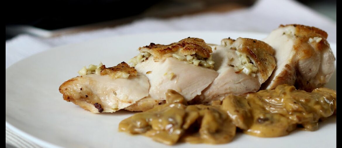 Chicken with Creamy Mushroom Sauce Recipe