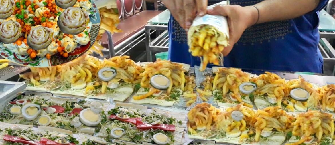 Egg French special Burger & special afghani Mantu recipe