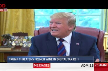 Trump threatens French wine in digital tax retaliation