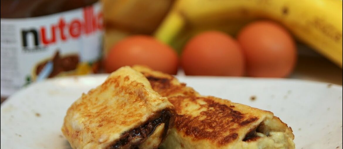 Banana Nutella French Toast Recipe – CookingWithAlia – Episode 371 Banana Nutella French Toast Recipe - CookingWithAlia - Episode 371