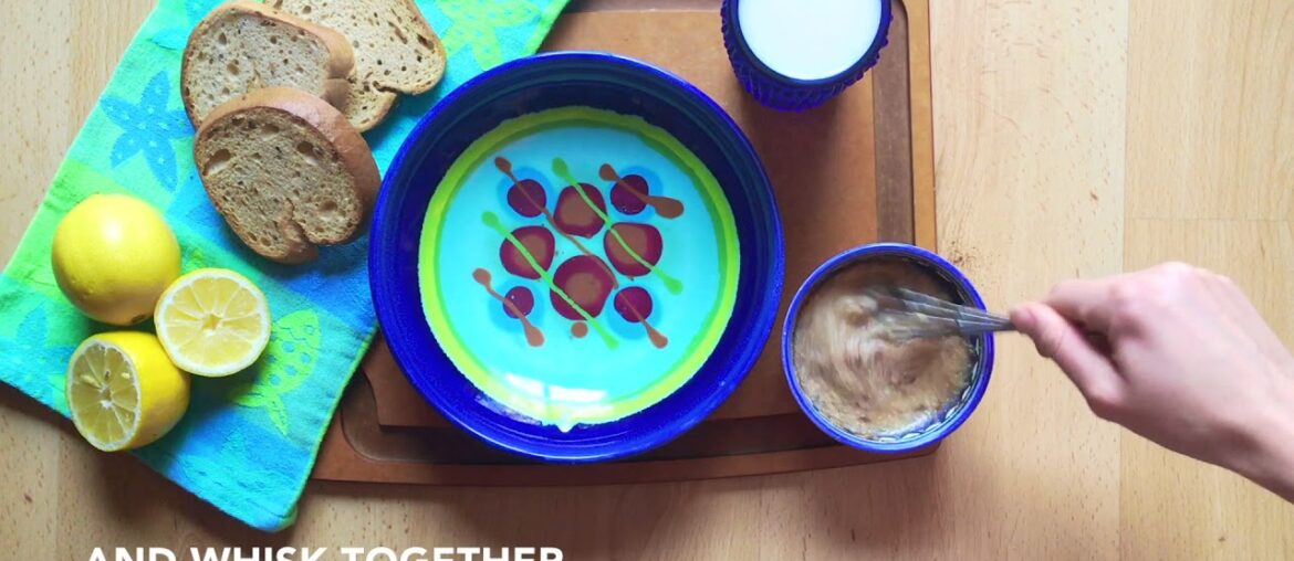 Plant-Based Breakfast Recipe: Blueberry Lemon French Toast