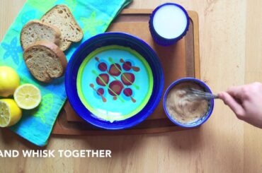 Plant-Based Breakfast Recipe: Blueberry Lemon French Toast