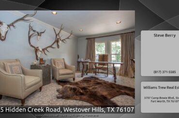 2205 Hidden Creek Road, Westover Hills, TX 76107